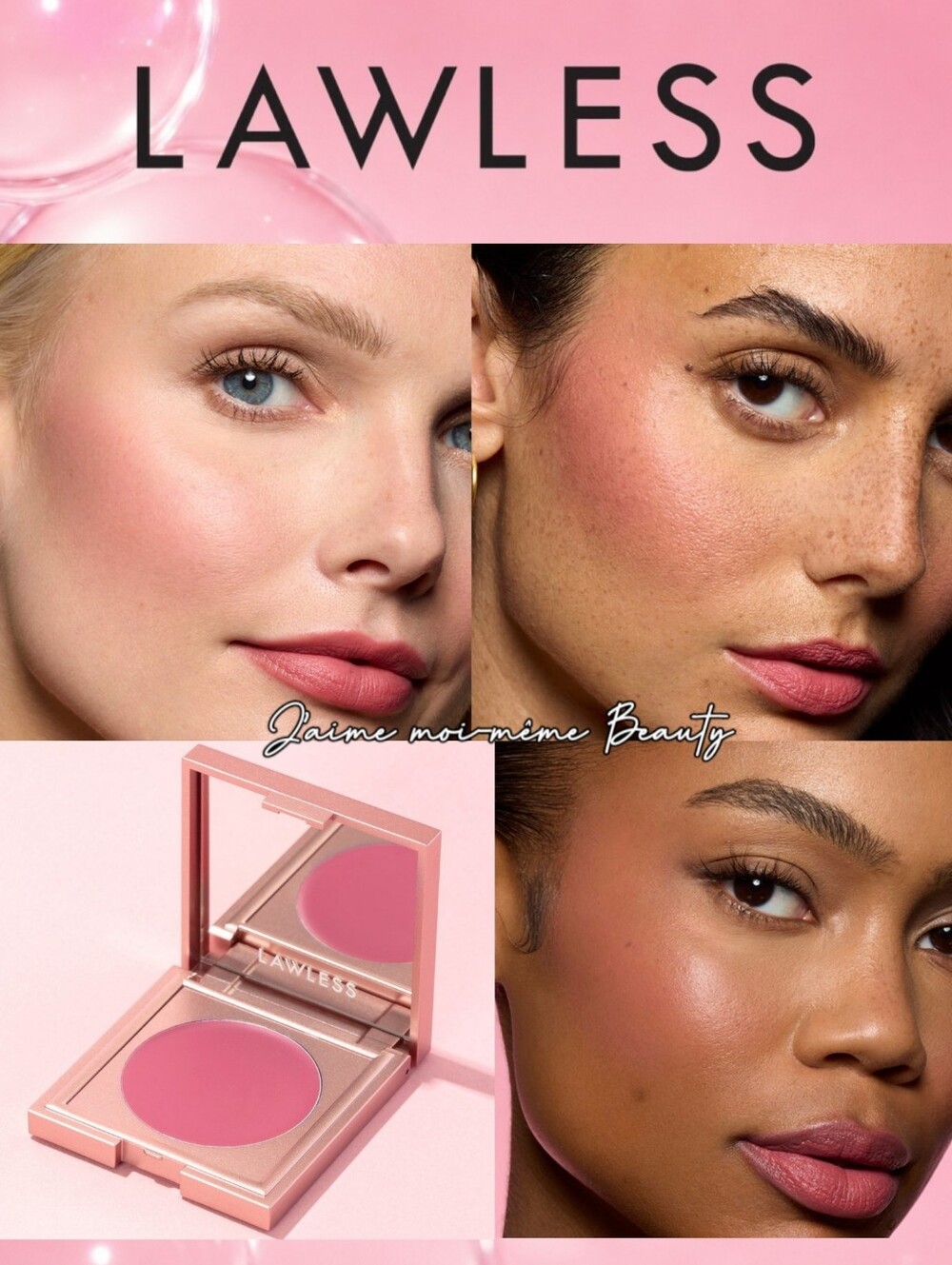 LAWLESS Cream Blush In Dutchess - Blushing Rose Pink